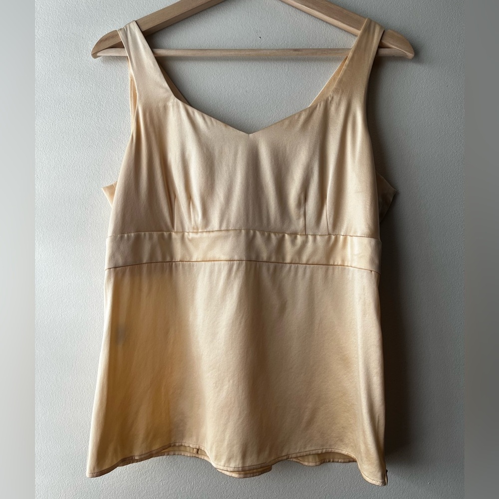 Vintage Yellow Silk Top - Andy Anderson Vibes